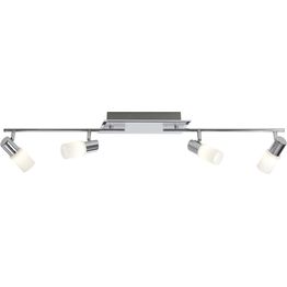 LED-Kattospotti Trio Clapton, 940x80x185 mm, 4-osainen harjattu alumiin