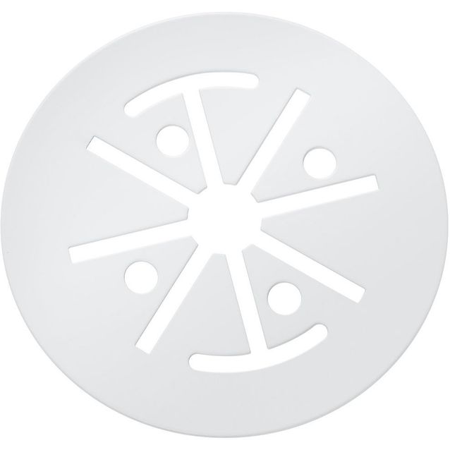 Tähtiasennuslevy Trio, ø120mm, valkoinen