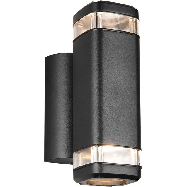 Ulkoseinävalaisin Trio Barcelos 2xGU10 ylös/alas mattamusta