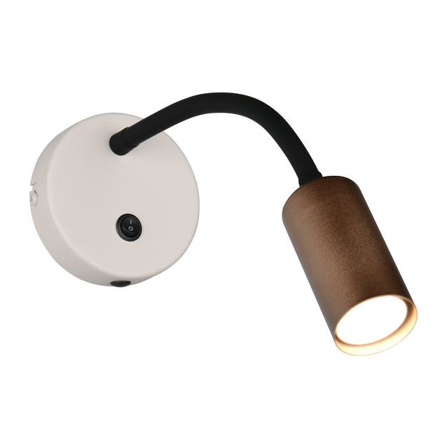 Seinävalaisin Trio Taryn mini GU10 kahvi