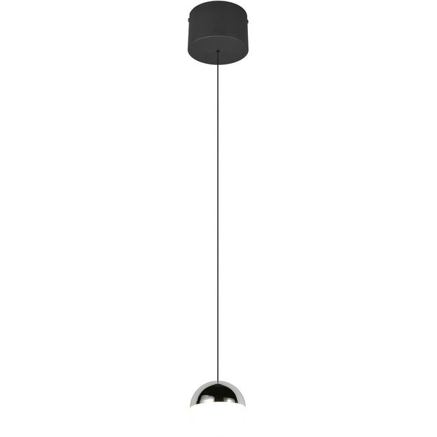 Riippuvalaisin Trio Senta LED 1-osainen 4000K mattamusta/kromi