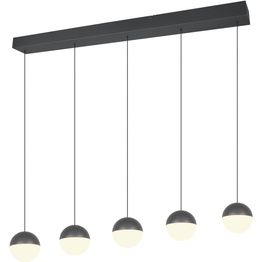 Riippuvalaisin Trio Senta LED 5-osainen 3000K antrasiitti