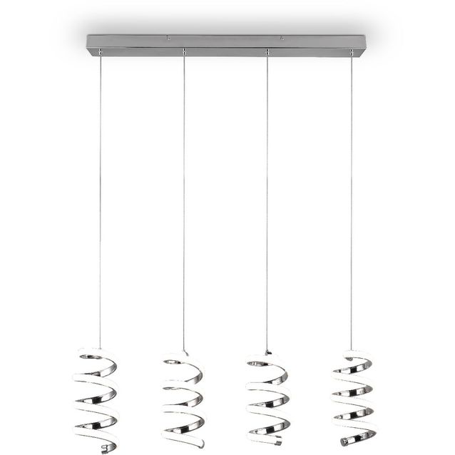 LED-riippuvalaisin Trio Laola, 4-os, kromi, 4000K