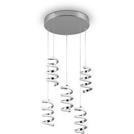 LED-riippuvalaisin Trio Laola, 5-os, kromi, 4000K