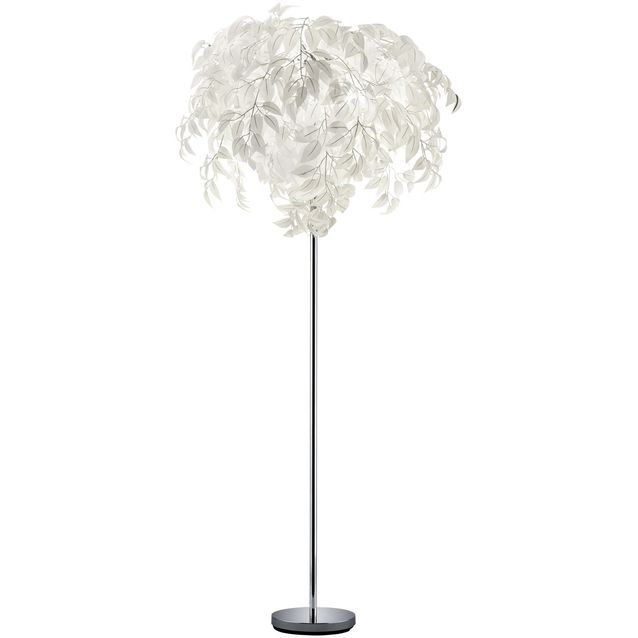 Lattiavalaisin Trio Leavy Ø 700x1800 mm valkoinen