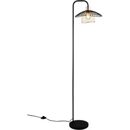 Lattiavalaisin Trio Lauris 155cm E27 mattamusta/kulta