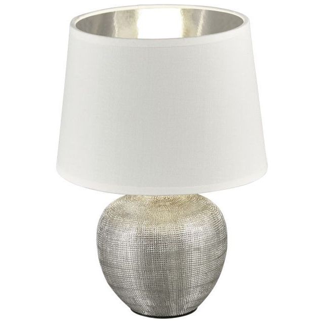Pöytävalaisin Trio Luxor, Ø 180x260 mm, hopea