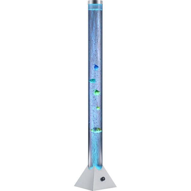 LED-valopylväs Trio Motion, harmaa, RGB