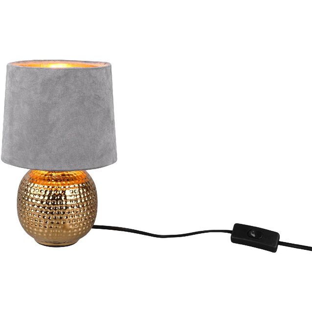 Pöytävalaisin Trio Sophia E14 harmaa