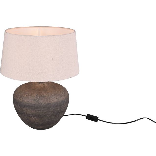 Pöytävalaisin Trio Lou 38cm E14 ruskea