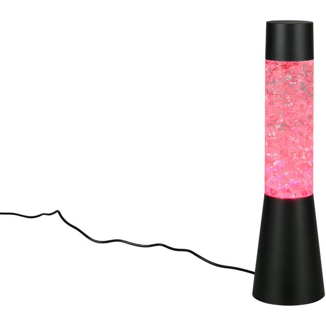Pöytävalaisin Trio Martini 33cm LED RGB mattamusta