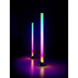 LED-pöytävalaisin Trio Boy, 2 kpl, musta, RGB