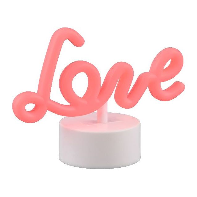 LED-pöytävalaisin Trio Amor, valkoinen