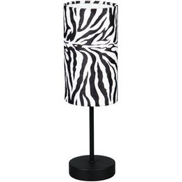 Pöytävalaisin Trio Zebara 36.5cm E14 mattamusta/seepra