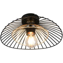 Kattovalaisin Trio Lauris Ø30cm E27 mattamusta/kulta