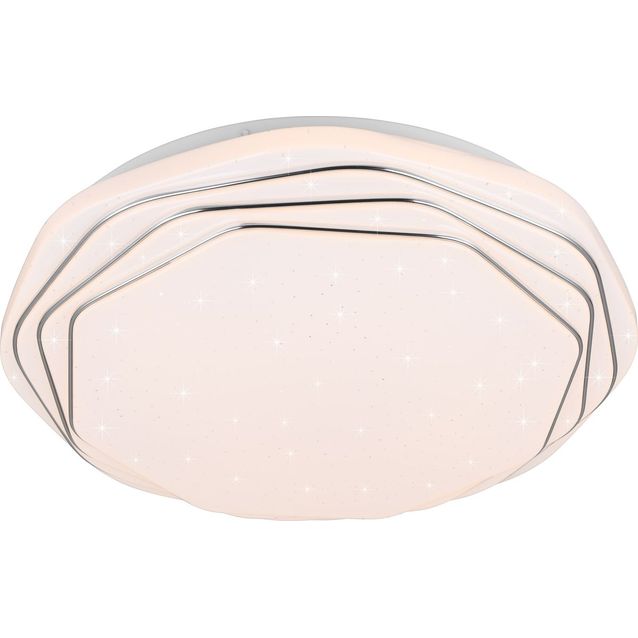 LED-kattovalaisin Trio Dizzy Starlight valkoinen/kromi