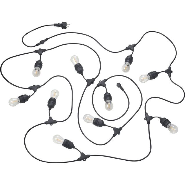 Valoketju Trio Chain 6.5m 10xE27 mattamusta