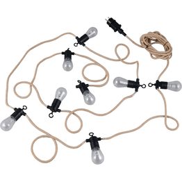 Valoketju LED Trio Ember 6m musta/luonnollinen väri