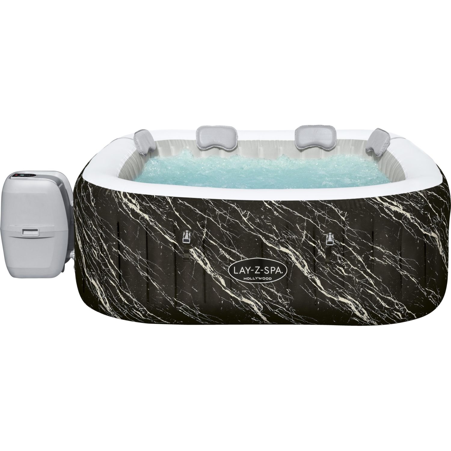 Ulkoporeallas Bestway Lay-Z-Spa Hollywood Luxe Airjet, 6 hlöä, 140 suutinta