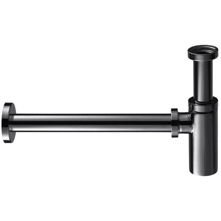 Vesilukko Tapwell XACC167 Black Chrome seinäviemärille säädettävä