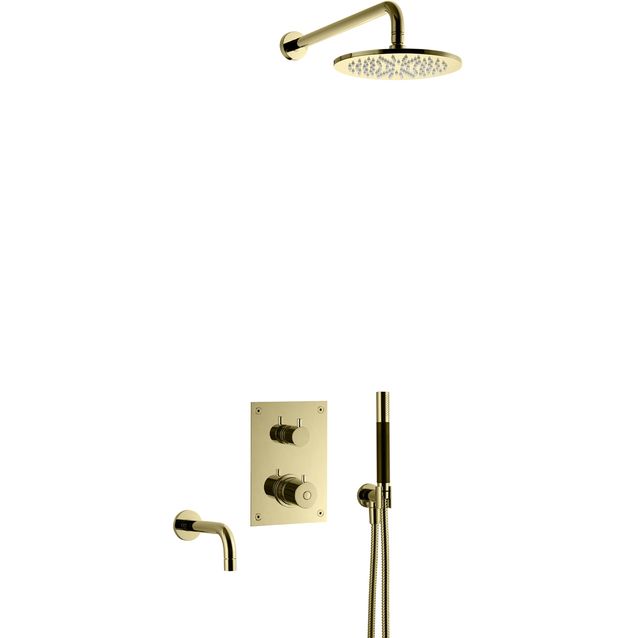 Sadesuihkusetti Tapwell BOX7368 ED2 juoksuputkella piiloasennus kiiltävä eri värejä