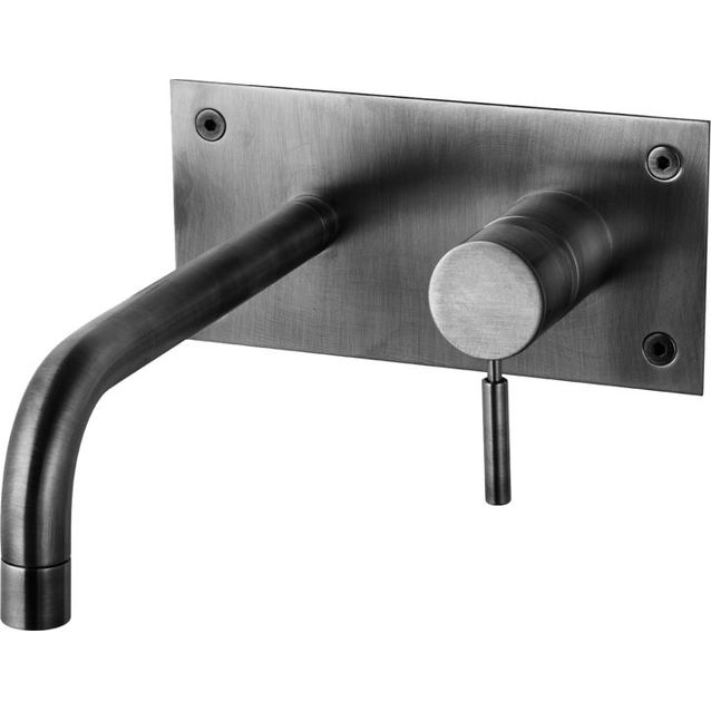 Pesuallashana Tapwell BOX008, piiloasennus, harjattu musta kromi