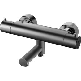 Suihkuhana Tapwell EVM022, juoksuputkella, Brushed Black Chrome