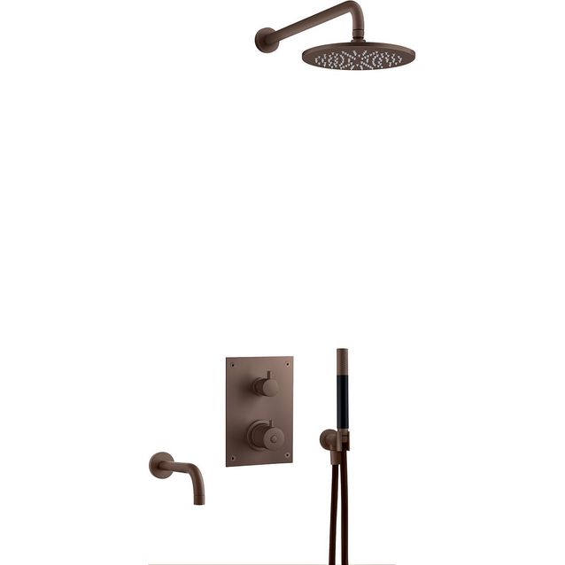 Sadesuihkusetti Tapwell BOX7368 ED2, piiloasennus, pronssi