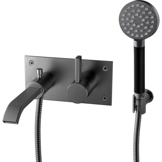 Ammehana Tapwell ARM036, piiloasennus, harjattu musta kromi