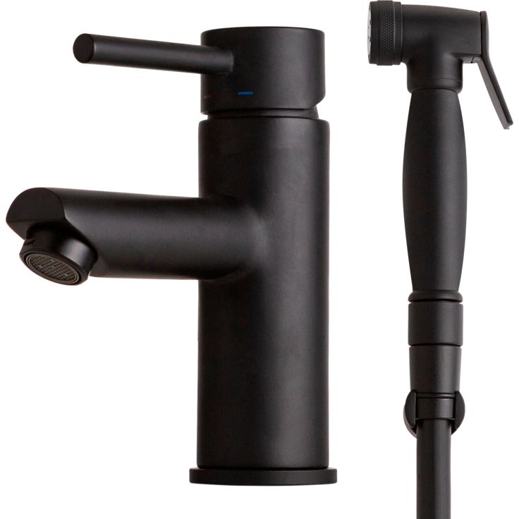 Pesuallashana Tapwell SK069 Bidé Matte Black, bideesuihkulla, mattamusta