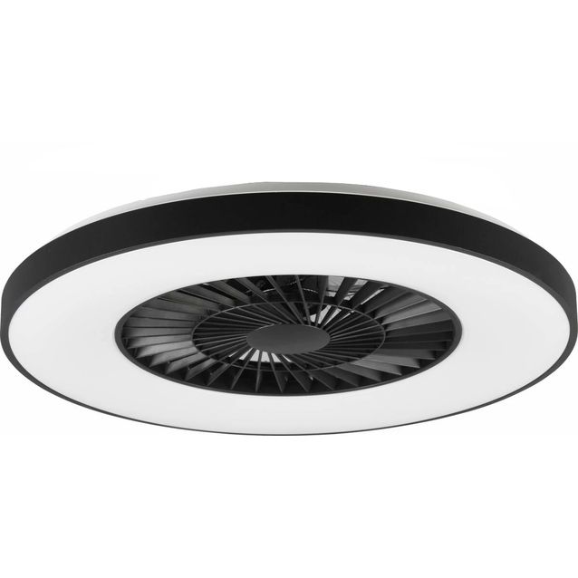 LED-tuuletinvalaisin Trio Halmstad, musta