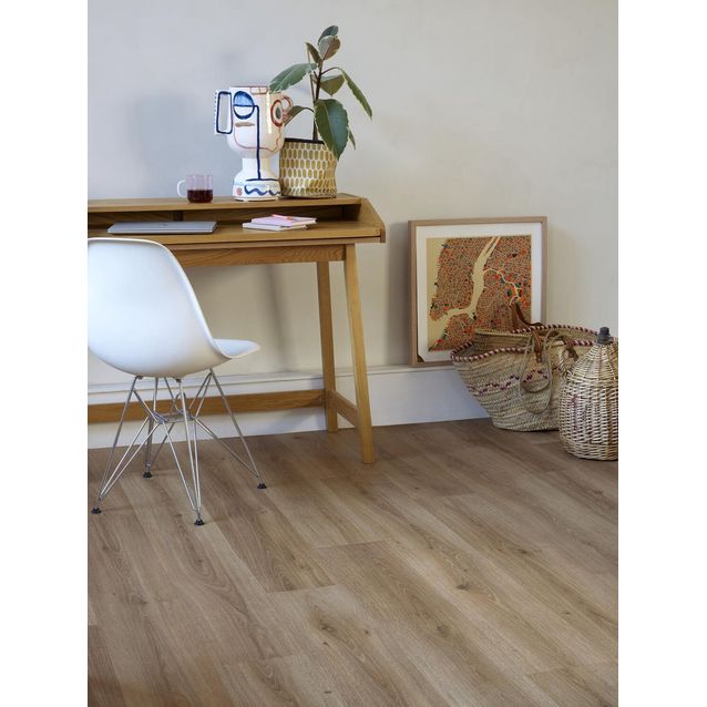 Vinyylimatto Tarkett Iconik T-Extra Powell Oak Bronze, leveys 4m