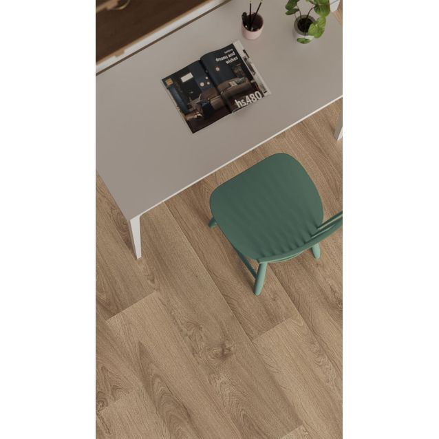 Vinyylimatto Tarkett Iconik Texstyle Prestige Oak Light Brown, leveys 3m