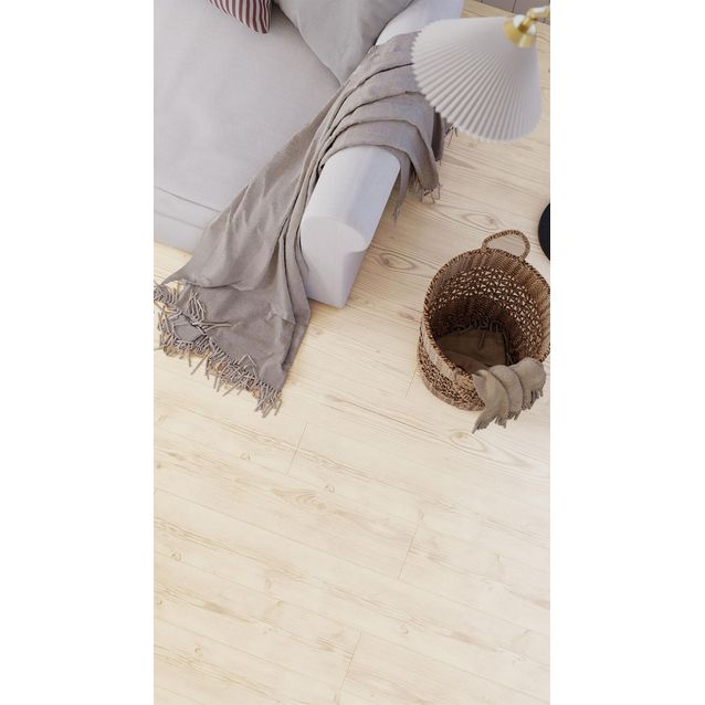 Vinyylimatto Tarkett Iconik T-Extra Tyrol Pine White, leveys 2m