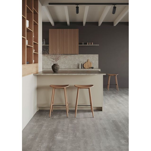 Vinyylilaatta Tarkett iD Inspiration Click Solid 55 Composite Cool Grey