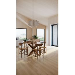 Vinyylilankku Tarkett iD Click Ultimate 55 Highland Oak Smoke, integroitu askeläänieriste