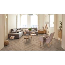 Kalanruotovinyyli Tarkett Herringbone Rigid, Delicate Oak, integroitu askeläänieriste