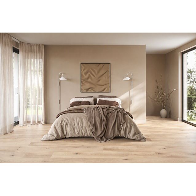 Puulattia Tarkett Smart Tammi White Plank, 1-sauvainen, mattalakattu