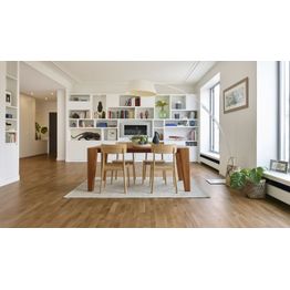 Parketti Tarkett Shade Tammi Almond 3S, ruskea, harjattu, mattalakattu