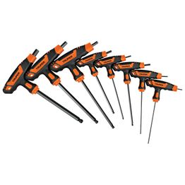 Kuusiokoloavainsarja Truper, T-kahvalla, 2–10mm, 8 kpl