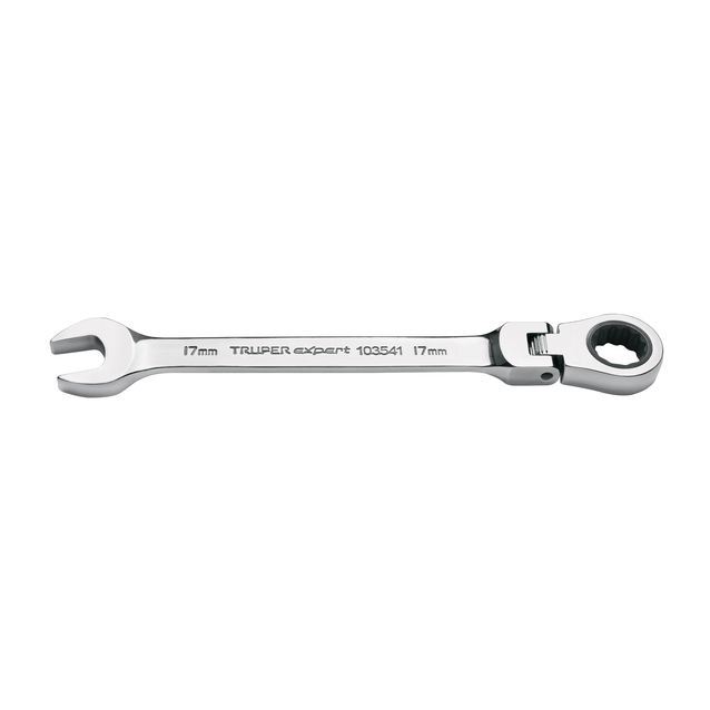 Räikkälenkkiavain Truper, 17mm, joustavalla nivelpäällä