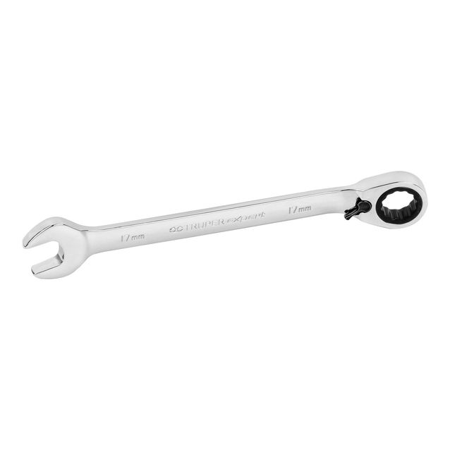 Räikkälenkkiavain Truper, 17mm, käännettävällä räikkäpäällä