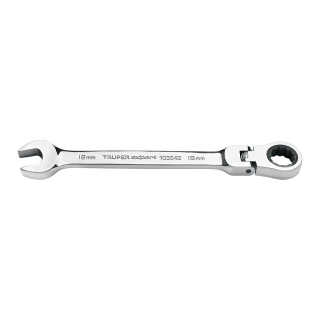 Räikkälenkkiavain Truper Expert, joustavalla lenkkipäällä, 18mm