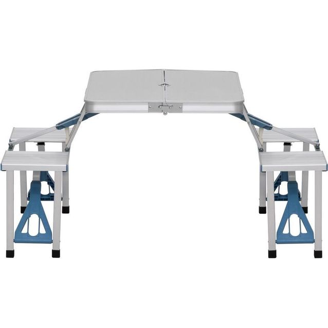 Retkikalustesetti salkussa Atom hopea