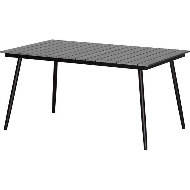 Ruokapöytä 4Living Riina 150cm harmaa/musta