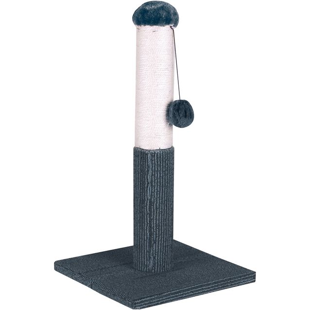 Kissan raapimispuu Kats heiluripallolla 53 cm harmaa/valkoinen