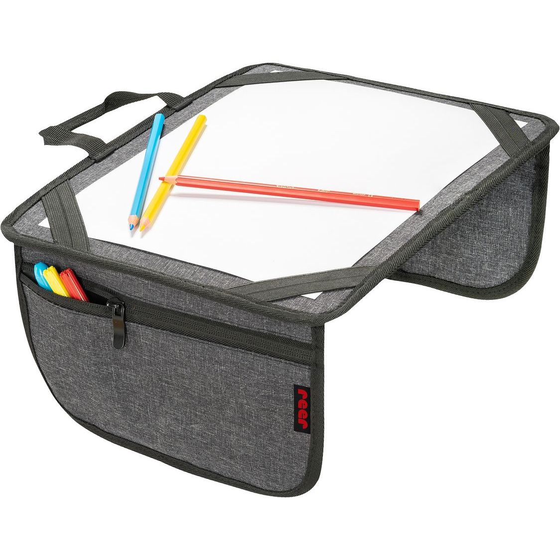 Piirustus- ja leikkialusta autoon Reer Travelkid sivutaskut