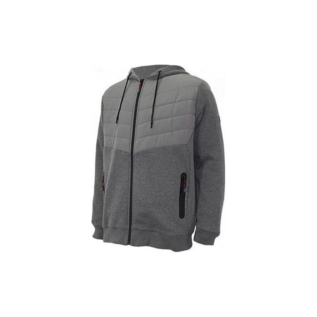 Miesten huppari vetoketjulla Lee Cooper Workwear LCJKT126 harmaa S