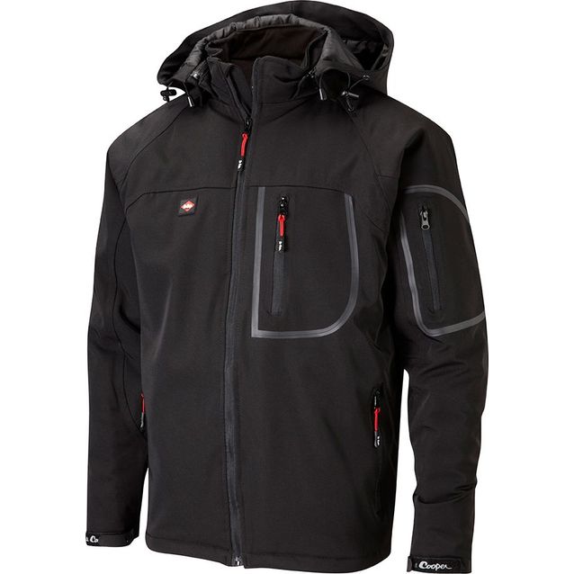 Miesten vedenpitävä talvityötakki Lee Cooper Workwear LCJKT407W musta M