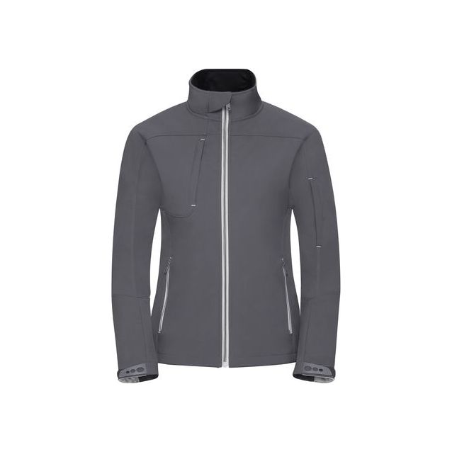 Naisten softshell-takki Russell Bionic harmaa 3XL
